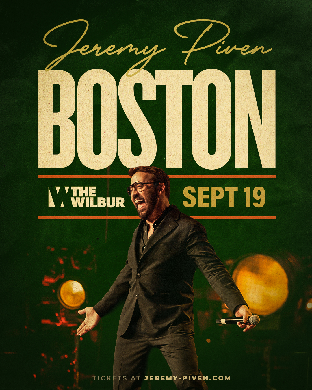 Jeremy Piven 2026 tour poster